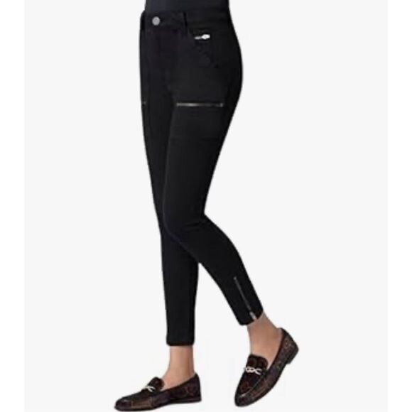Joie $225 Women's Park Skinny Pants black cargo jeans NWT - Picture 1 of 4